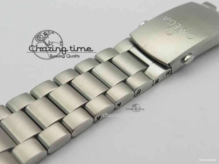 0423 Sophisticated Planet Ocean Master Chronometer Chrono SS OM 1:1 Best Edition Orange On SS Bracelet A 8156